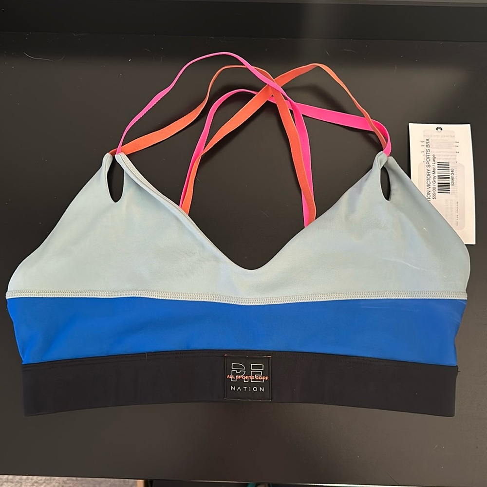 P. E. nation victory sports bra